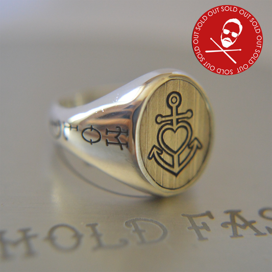 Hold Fast Small Signet Ring