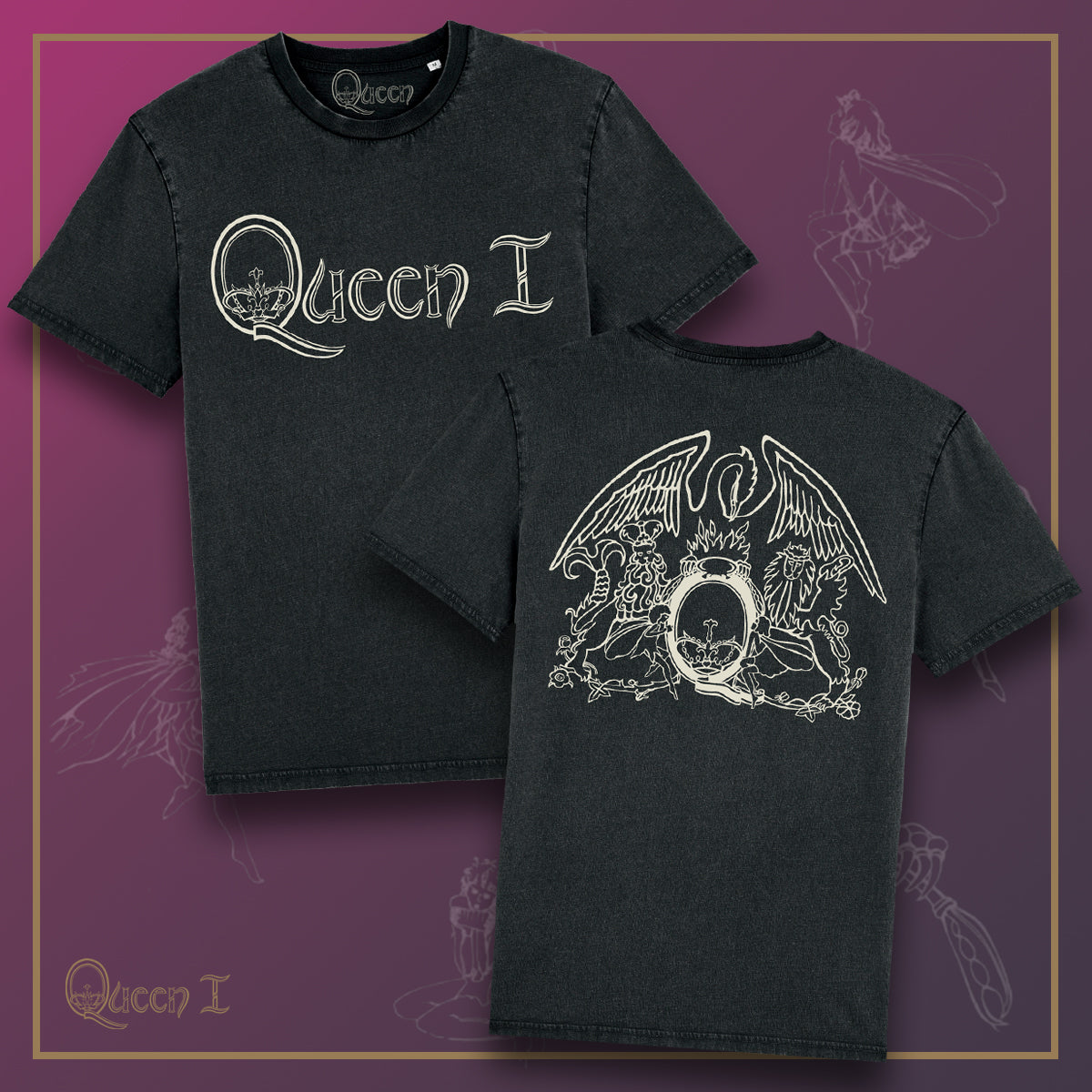 Queen 1 Original Logo | Vintage T-Shirt