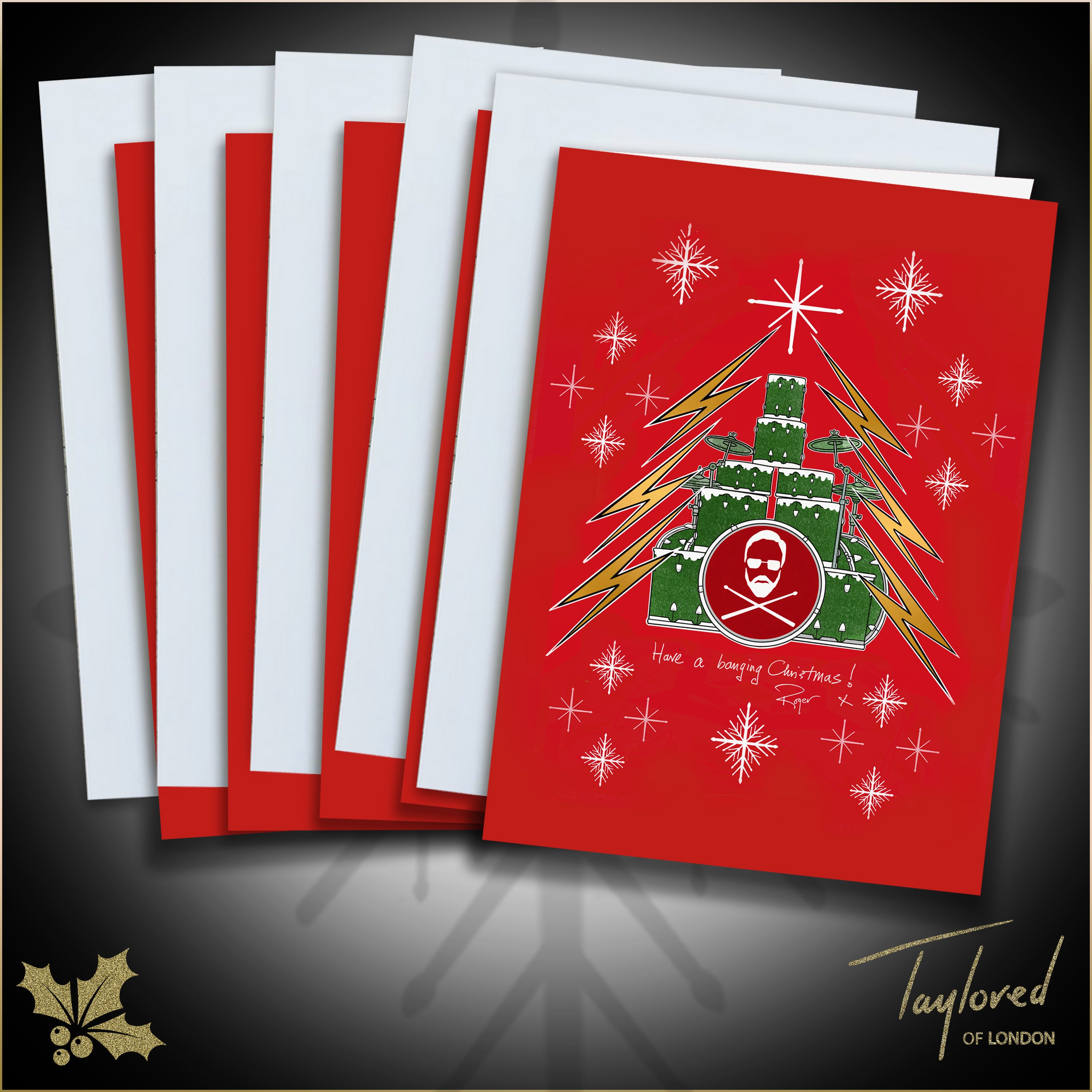 Roger Taylor - Taylored Pack Of 10 Christmas Cards