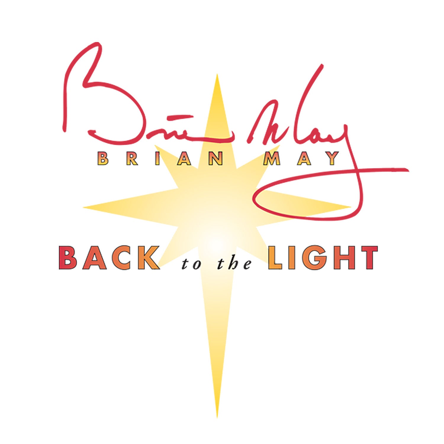 Brian May - Back To The Light Front Print White