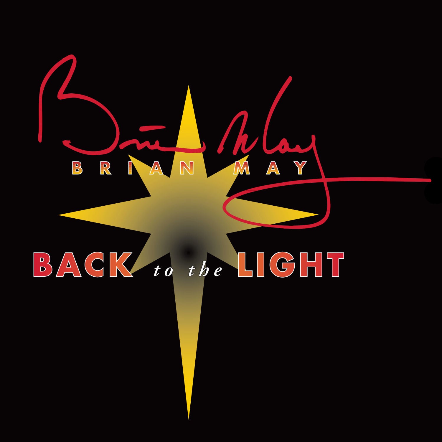 Brian May - Back To The Light Front Print Black
