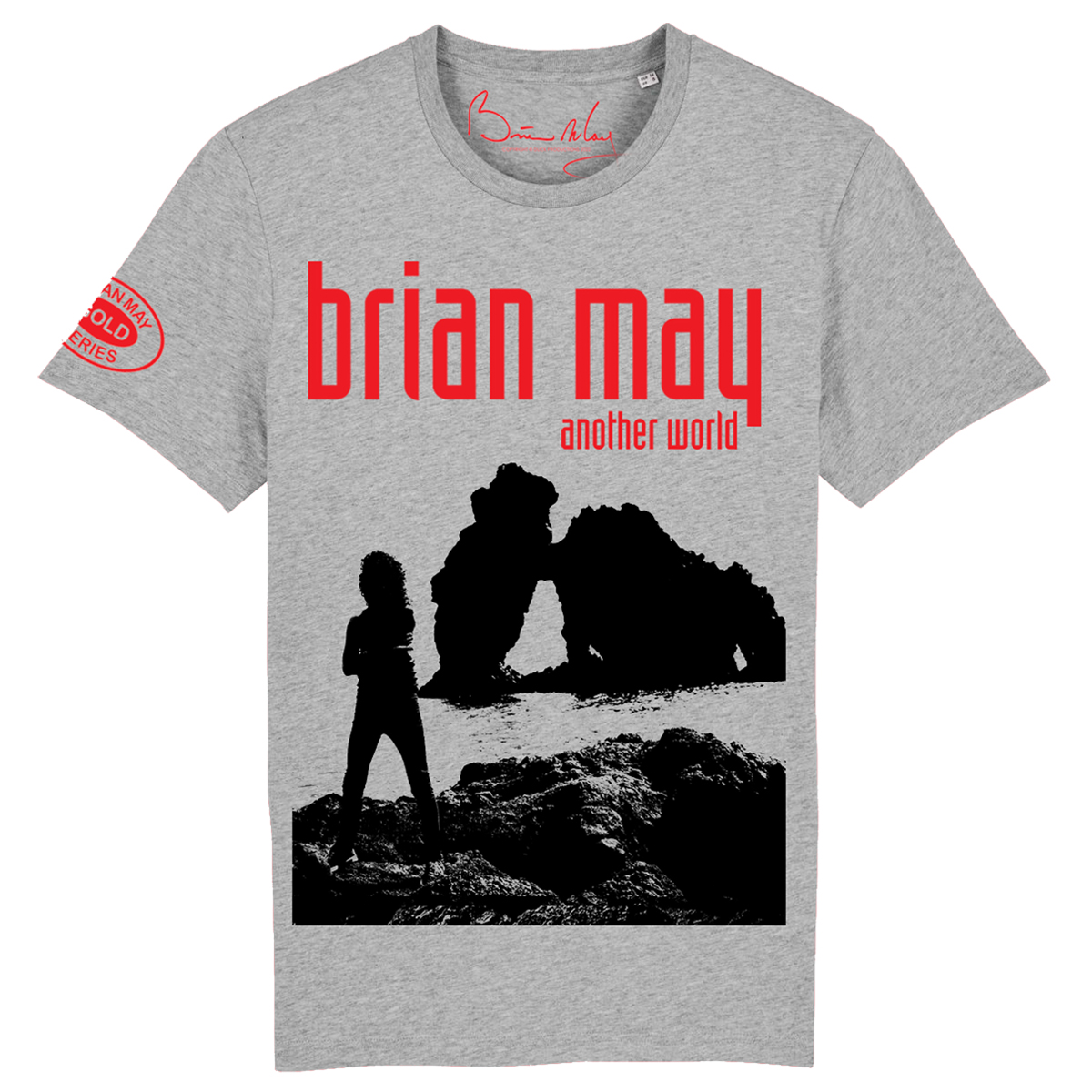 Brian May - Another World Grey Silhouette Print