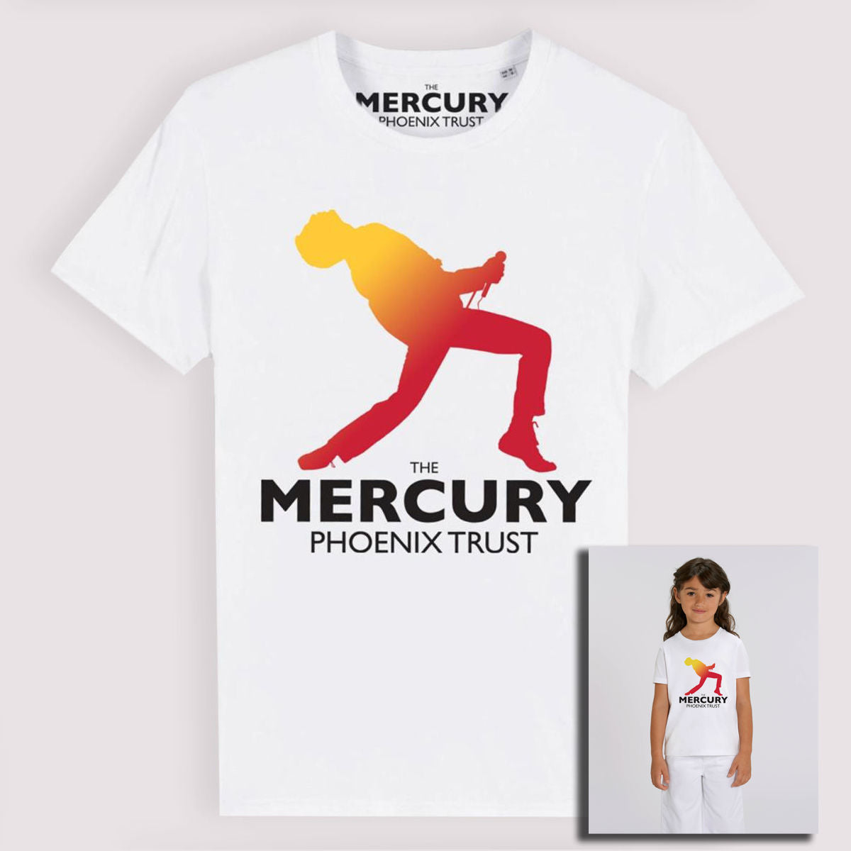 freddie for a day - Mercury Phoenix Kids White T-shirt