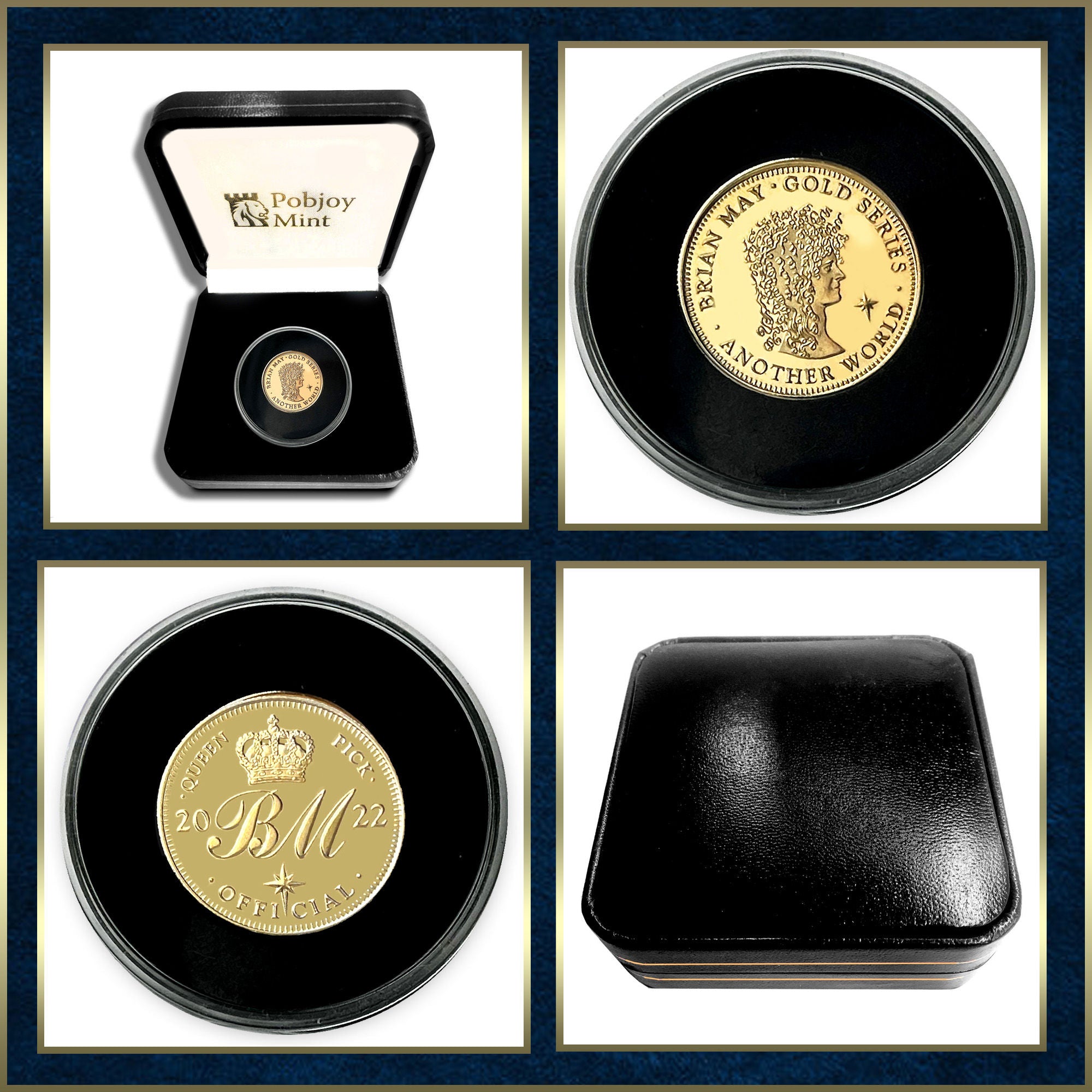 Brian May - 2022 Limited Edition Gold "Another World" Sixpence