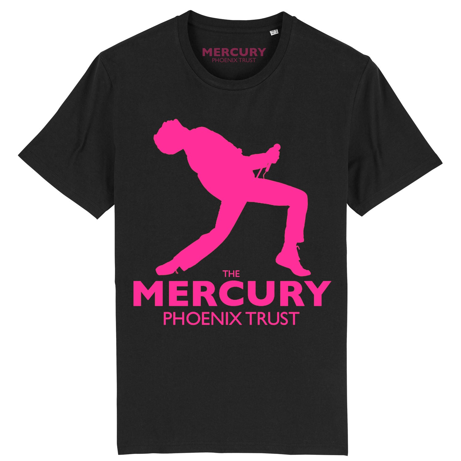 freddie for a day - Fluro Pink On Black MPT Unisex T-Shirt