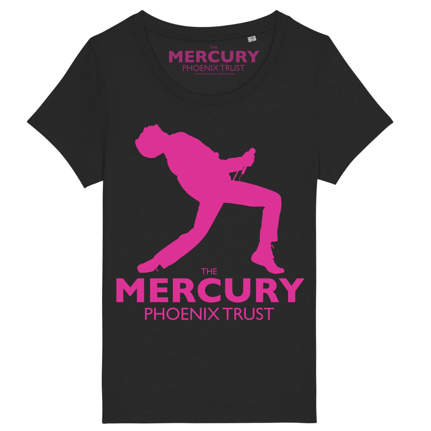 freddie for a day - Pink On Black MPT Womens T-Shirt
