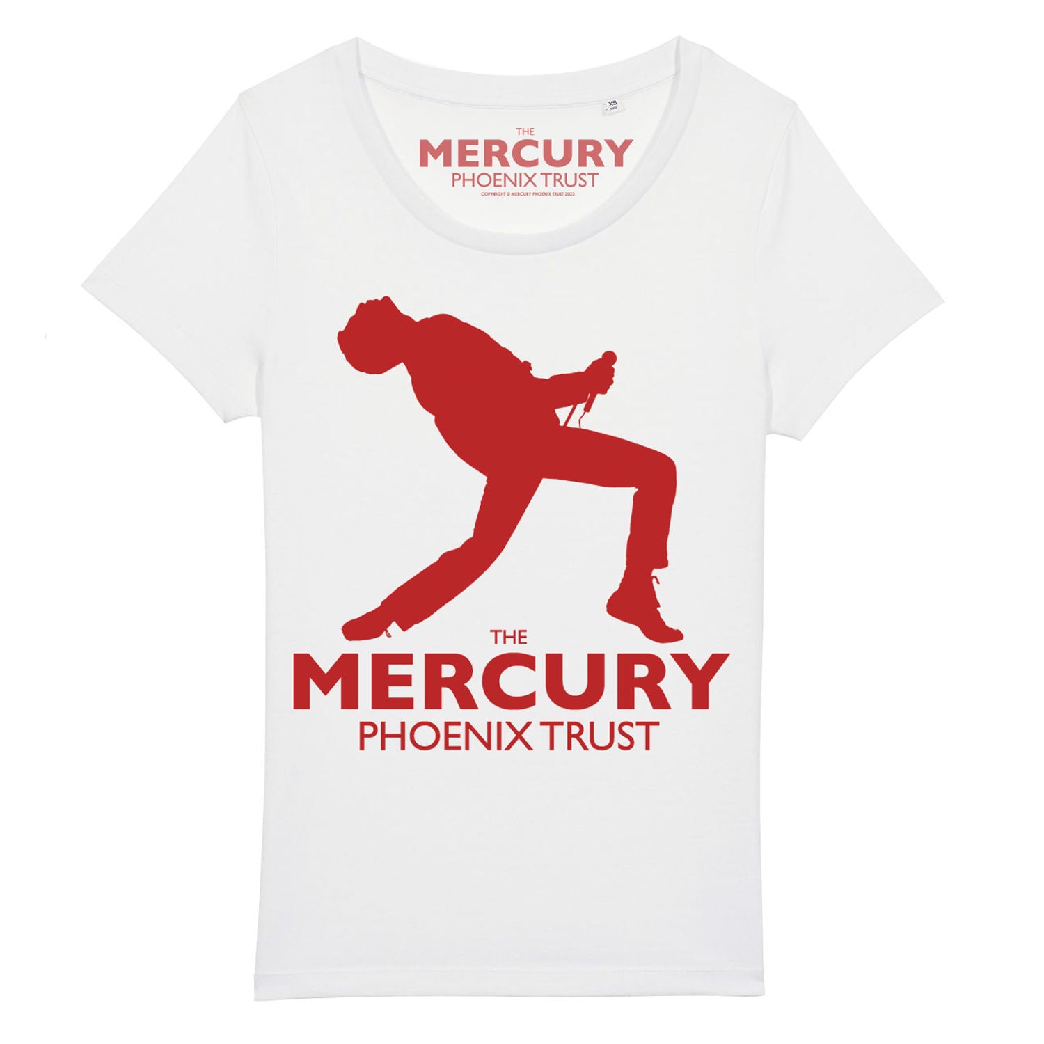 freddie for a day - Red on White MPT Womens T-Shirt