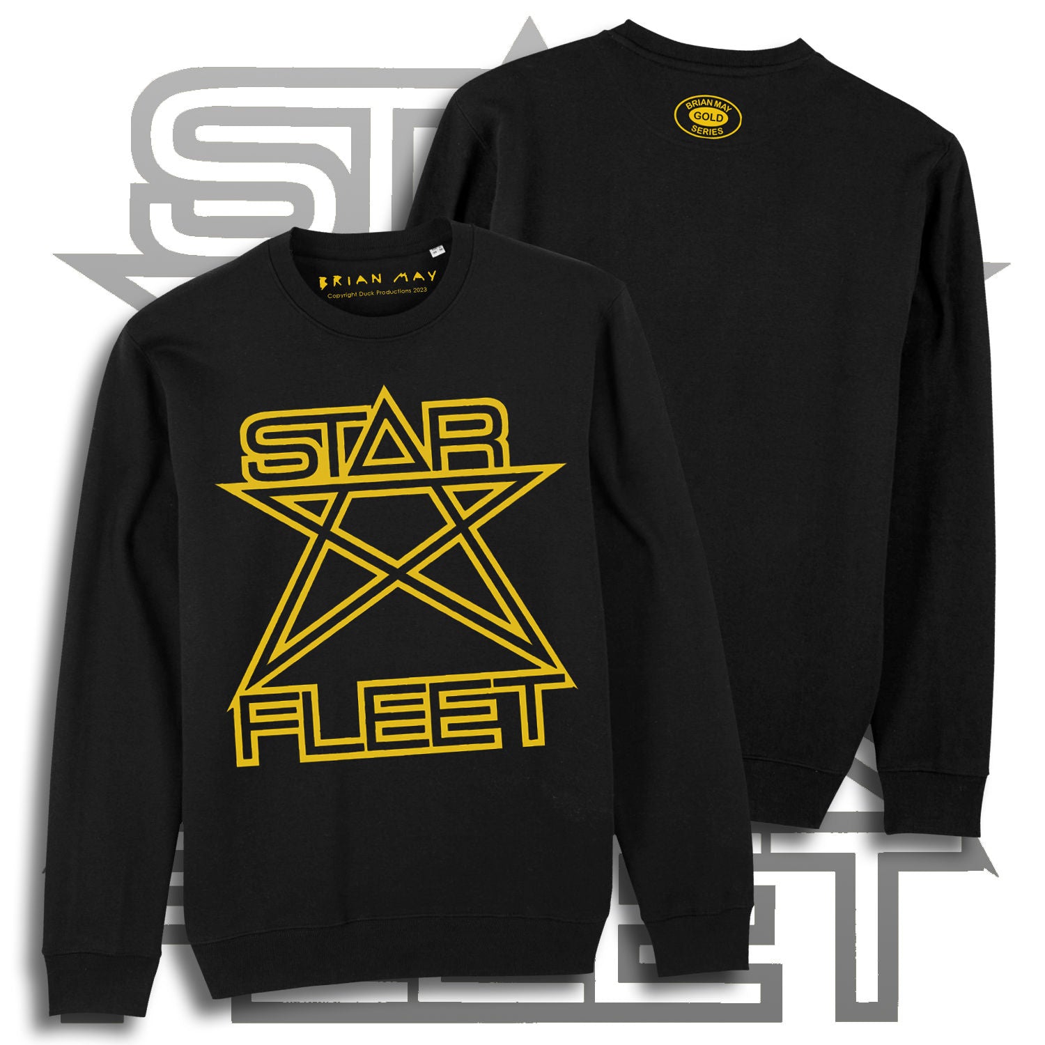 Brian May - Star Fleet Yellow Logo Sweatshirt