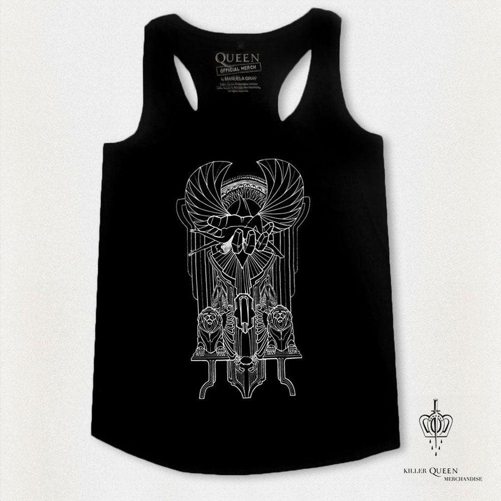 Queen - Manuela Gray Exclusive News Of The World Art Deco Tattoo Vest