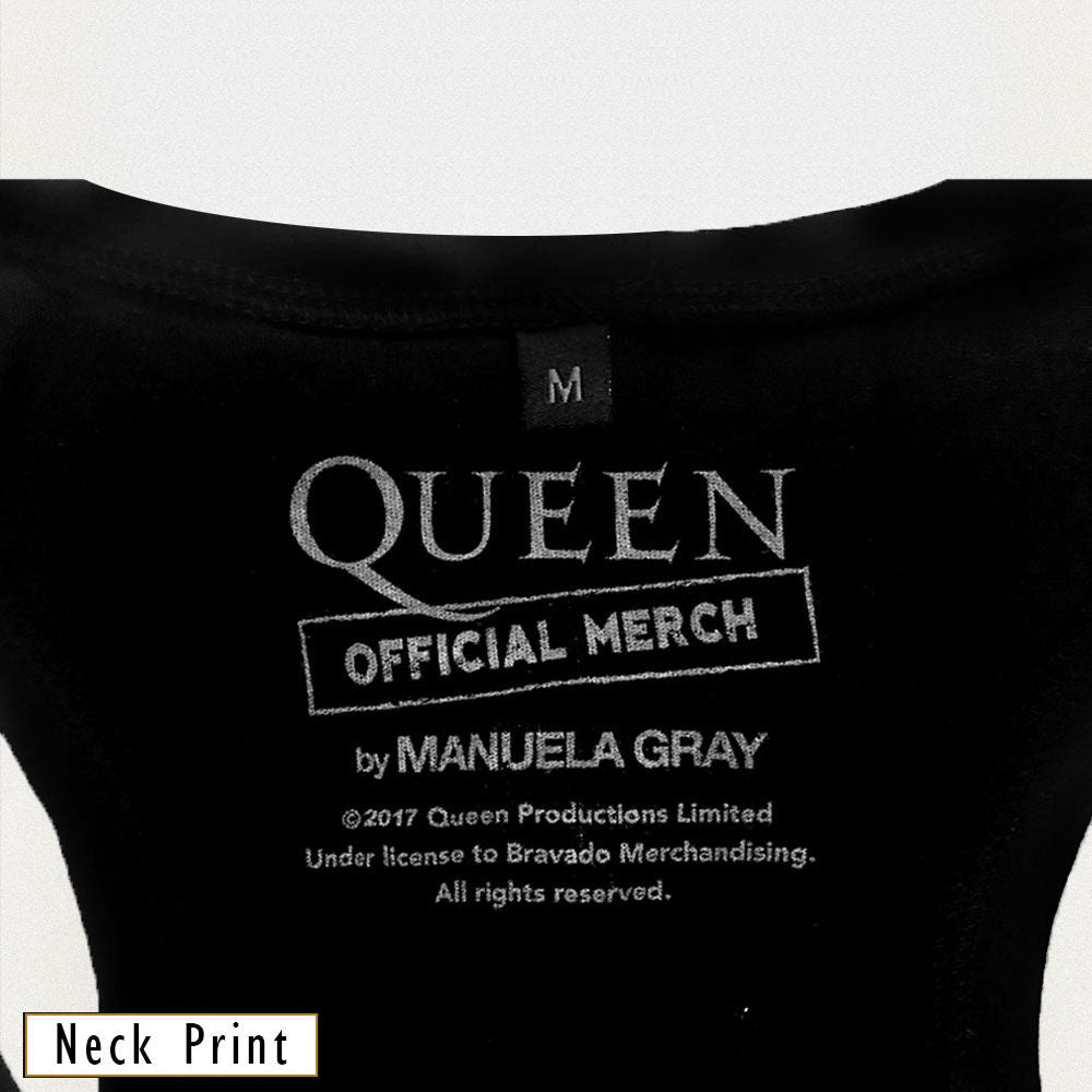 Queen - Manuela Gray Exclusive News Of The World Art Deco Tattoo Vest