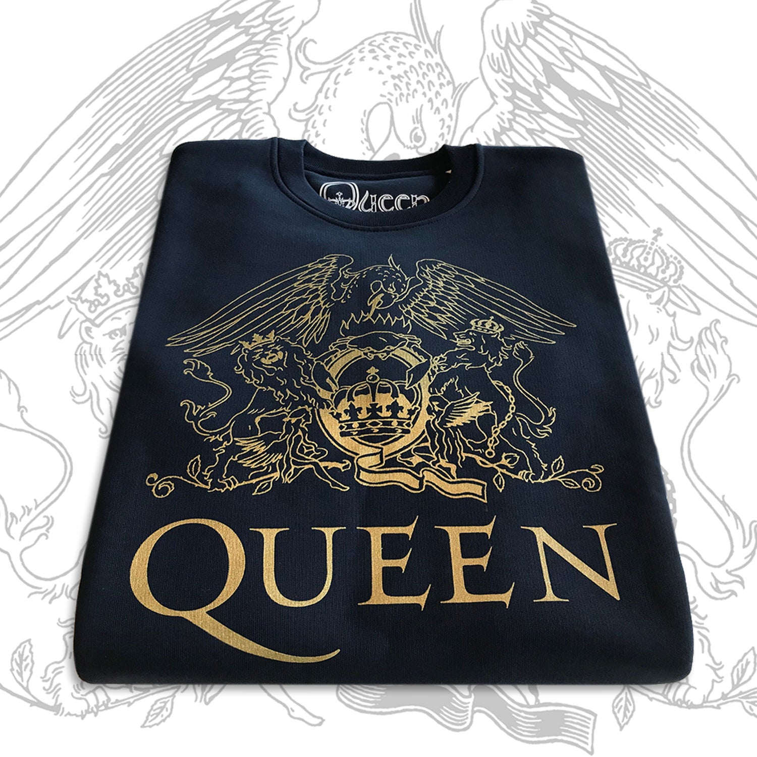 Queen crest sales t shirt