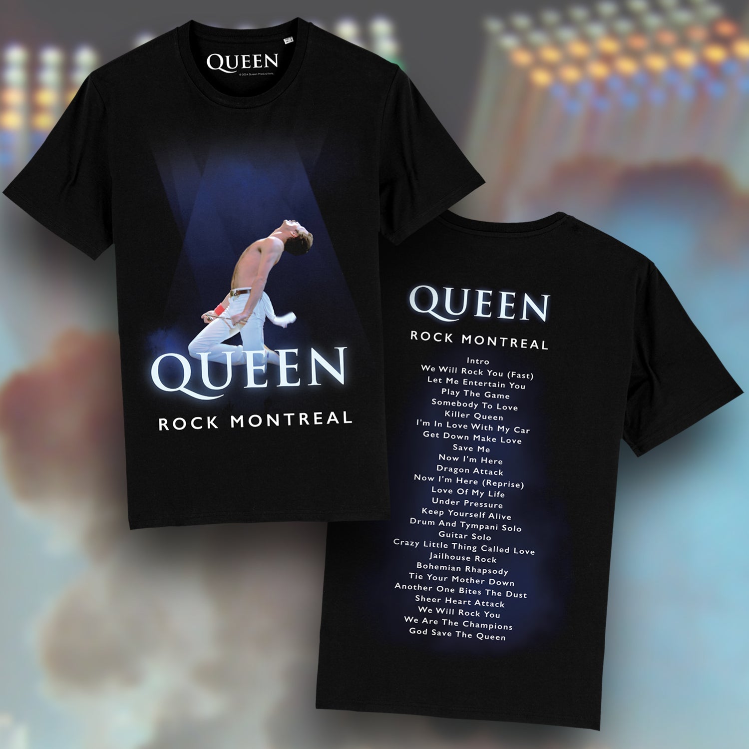 Queen we are the champions t shirt on sale